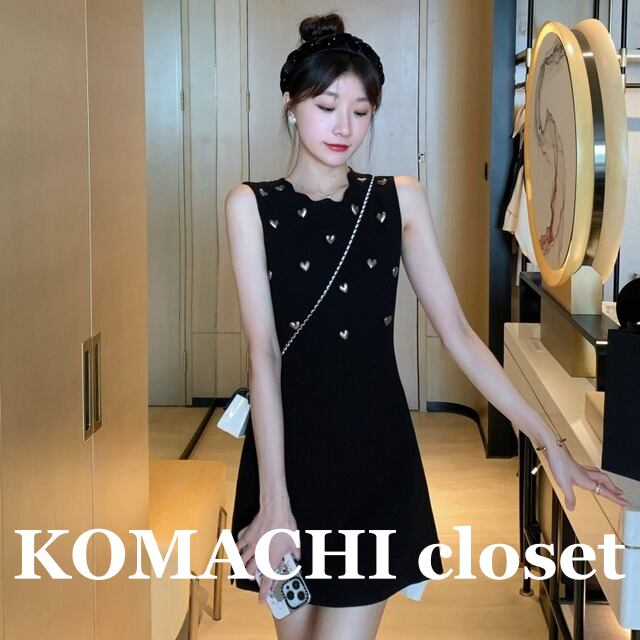 【送料無料】 パーティードレス 黒 ミニ丈 ワンピース ノースリーブ ミニワンピ 結婚式 ドレス ハートモチーフ 韓国 レディース オルチャン 可愛い シンプル 個性的 披露宴 二次会 大人 かっこいい きれいめ 高級感 高見え おしゃれ お洒落 モテ エレガント 女っぽい 大人っぽい 美人 オトナ女子 大人女子 インスタ映え クール スタイルアップ デート 大人可愛い お出掛け こなれ感 10代 20代 30代 女子会 トレンド 普段使い イベント パーティー 着回し 春 夏 ブラック