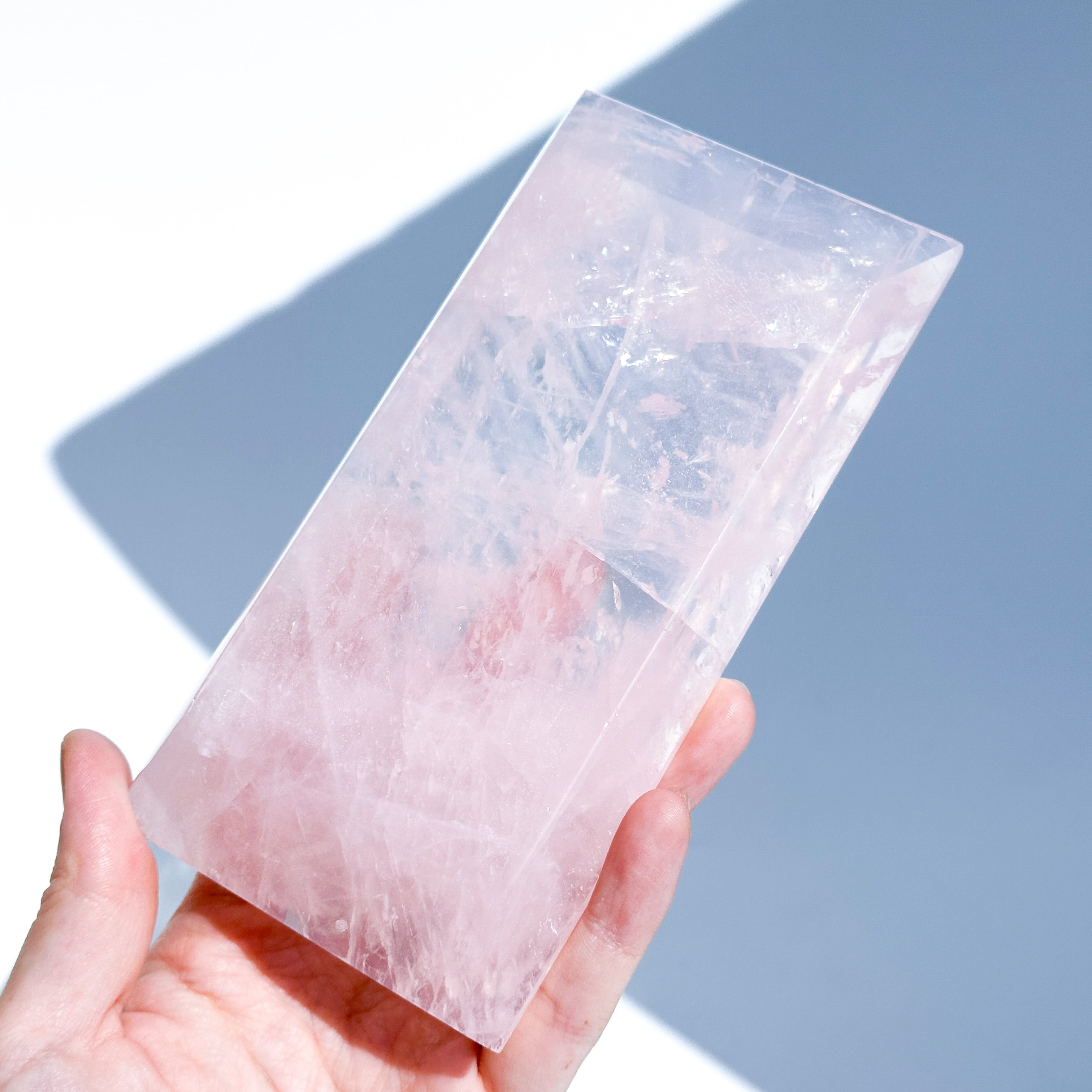 ローズクォーツのトレー 02◇ Rose Quartz ◇ 天然石・鉱物