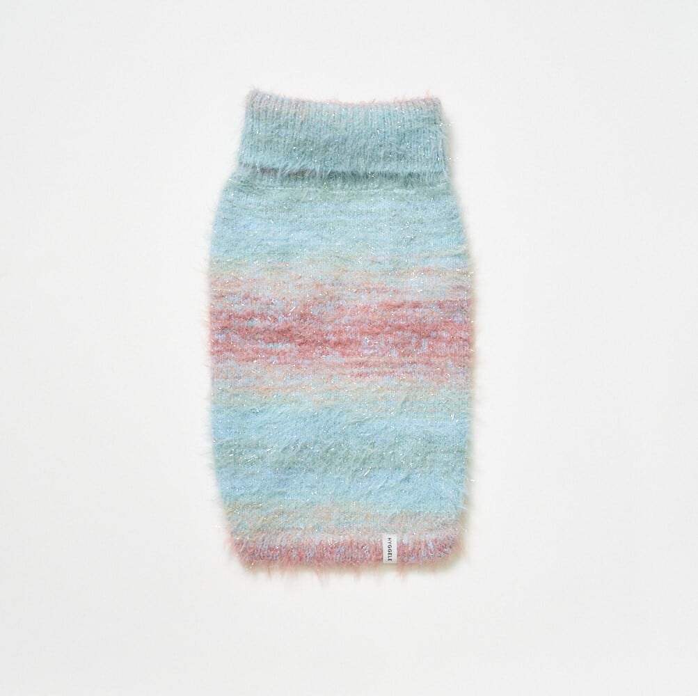 SPACE DYE LAME KNIT - BLUE/PINK | HYGGELE