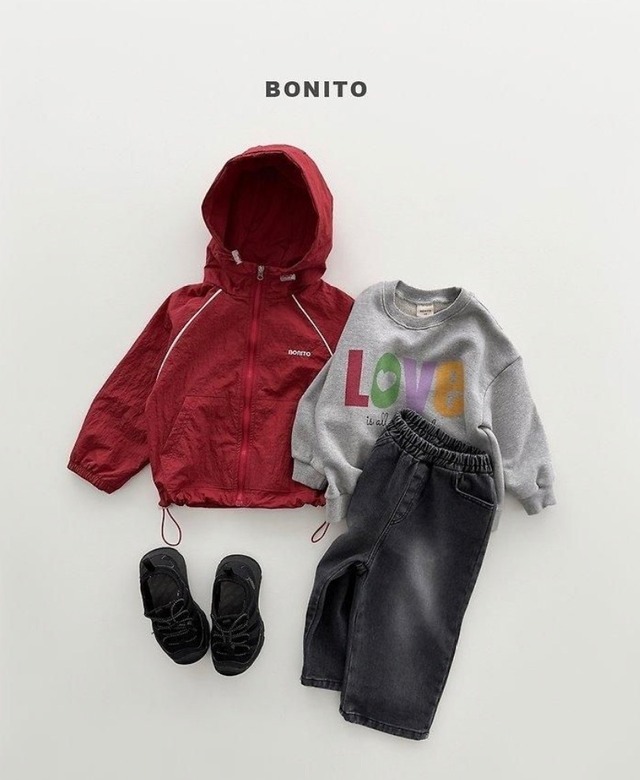 〚予約〛Check the windbreaker <kids><Jr><adult>
