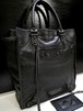超レア◆BALENCIAGA バレンシアガ THE CABAS ザ・カバ A4対応 ビジネス可 レザー トート バッグ 黒◆ 使い勝手も抜群のA4対応！縦型トート♪