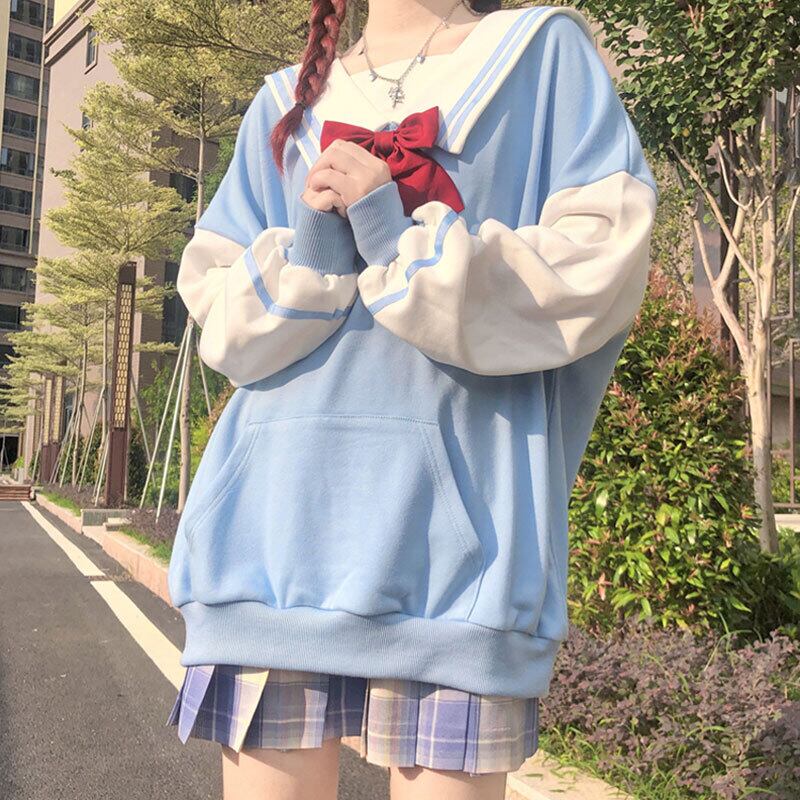 ブラウス スプリングオータムスタイルスリーブセーター レディース ロング 大人ガーリー スウィート キュート カジュアル 春物 秋物 ステッチ 萌量不足39446409105