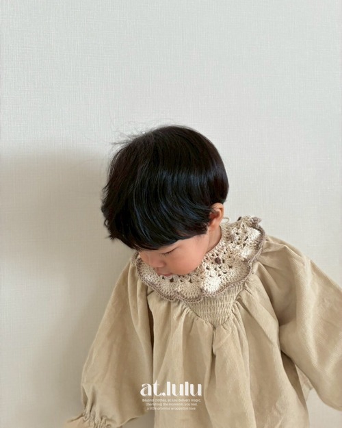 [at.lulu×baby's breath] ◾︎ milky smock blouse