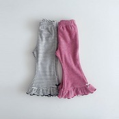 韓国子供服 / 26winter / my bebe / プチ切り替えパンツ / キッズ / 冬服 *XS~XL*