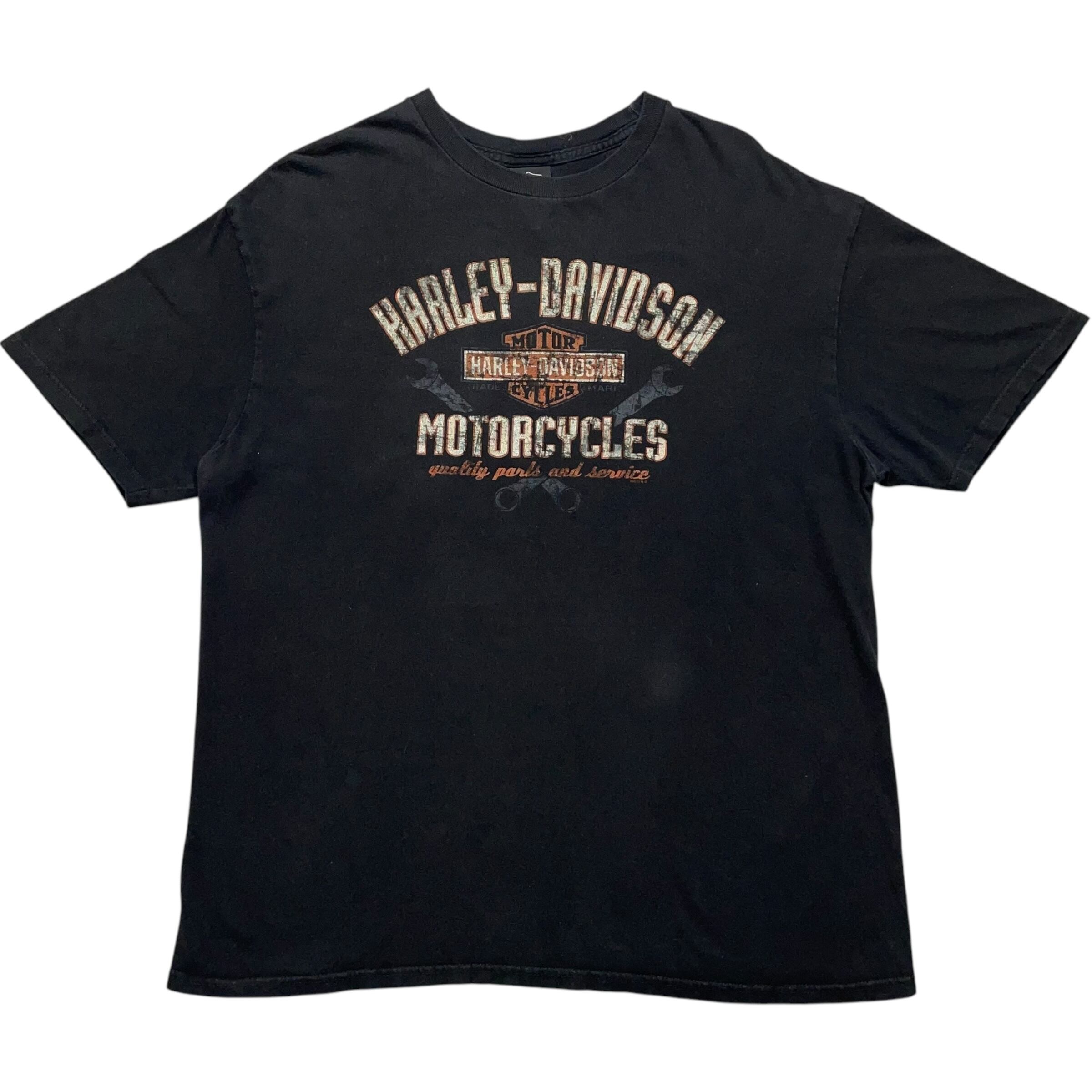 《L》Harley-Davidson ハーレーダビッドソン Tシャツ プリント ブラック no.6560