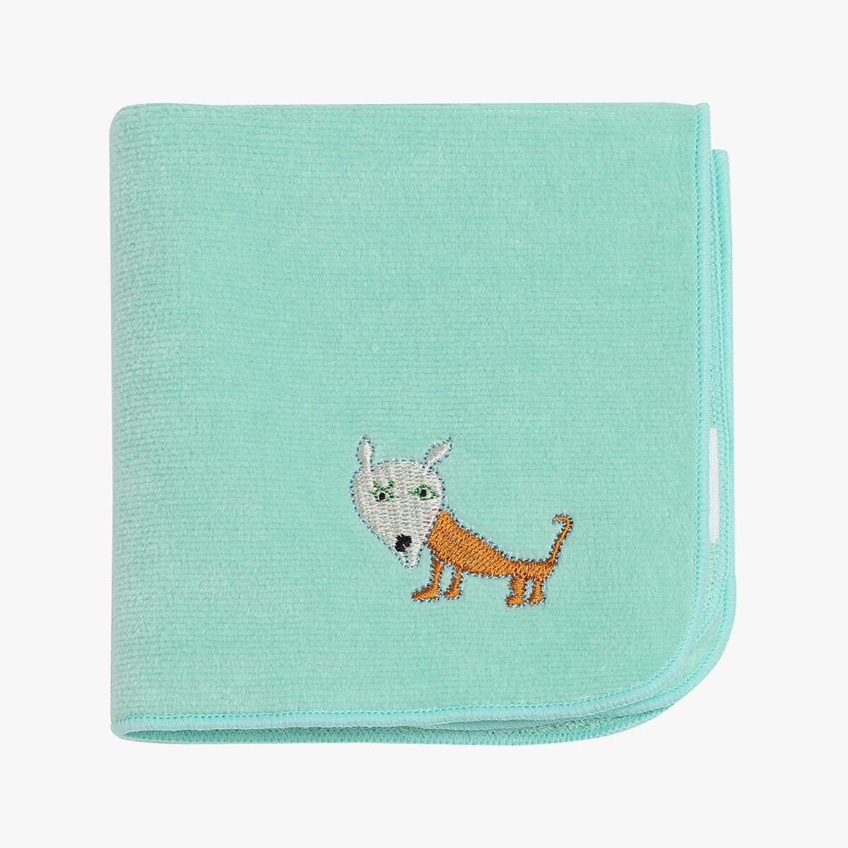 タオルハンカチ「犬」小笹逸男