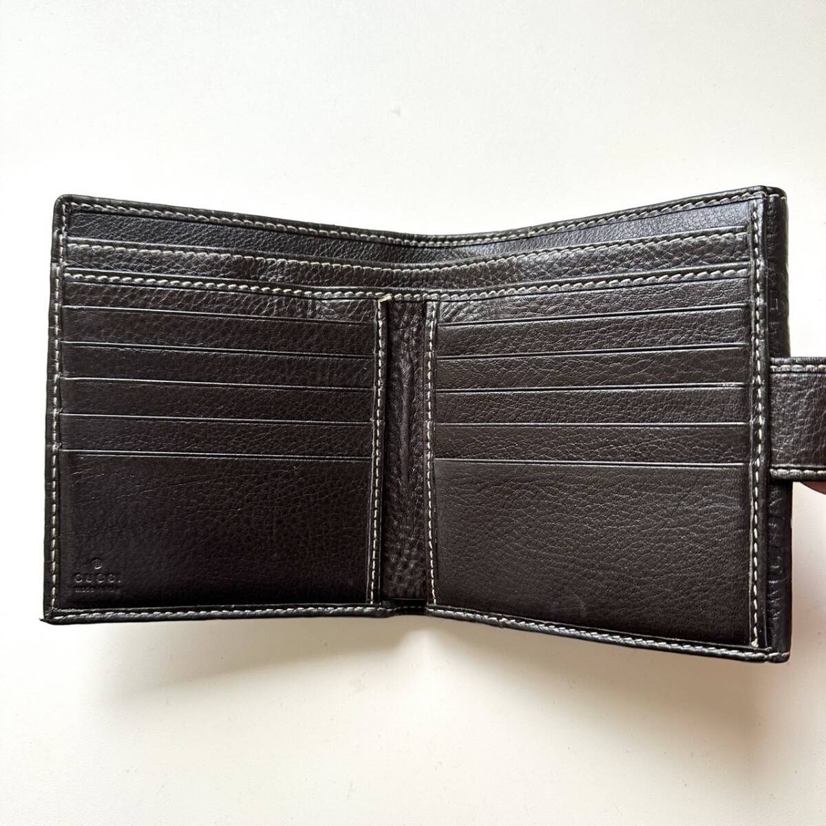 【美品】 356 GUCCI グッチ インターロッキング 2つ折り 財布 グッチ GUCCI 二つ折り財布 GG インターロッキング | 万福財布
