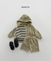 韓国子供服 / BONITO / 26Autumn / ストライプ長袖Tシャツ / 秋服 *12M~JM *