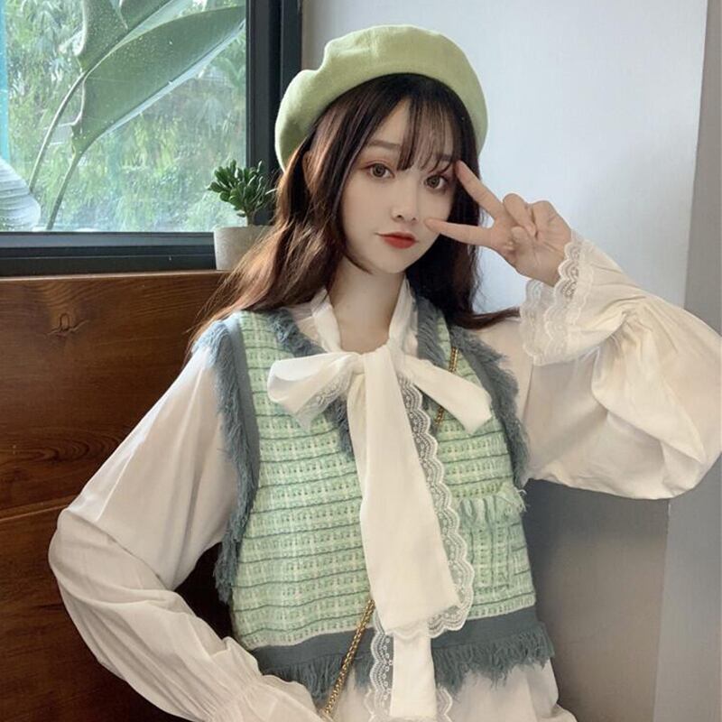 気質秋のスーツ女性2020新しいファッションベストトップネット赤年齢削減シャツファッションツーピーススーツ 萌量不足27187838325