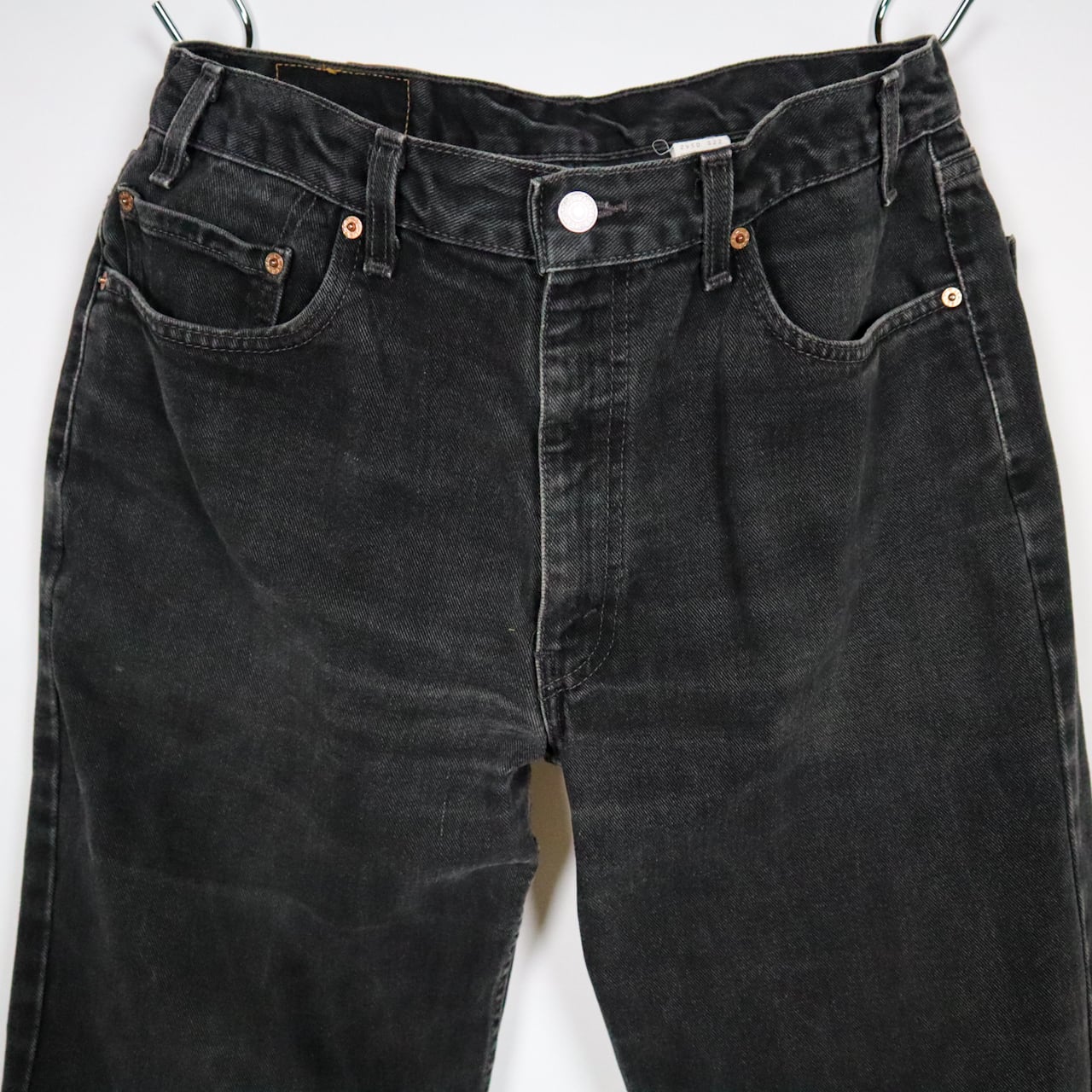 Levi's 550 MADE IN USA BLACK リーバイス ブラック 後染め テーパード ...