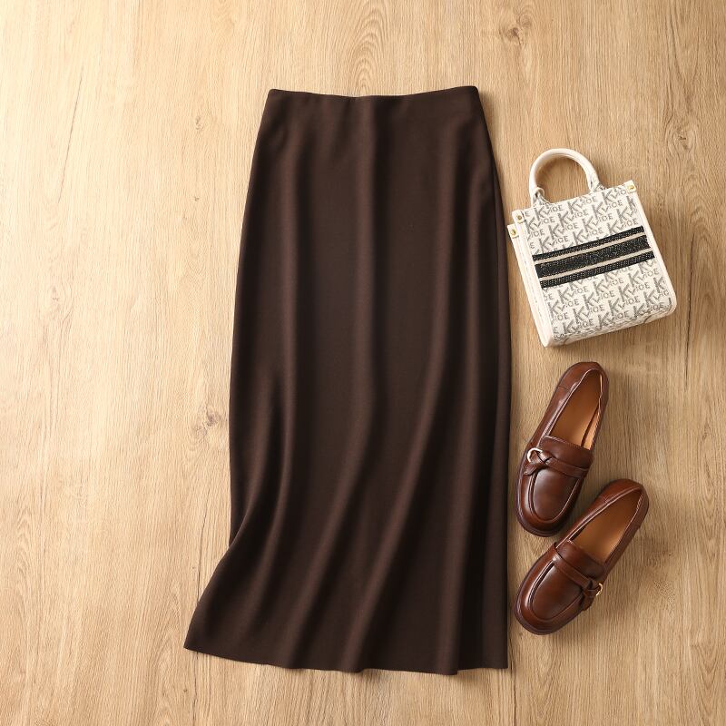 後ろスリットハイウエストタイトスカート E00004