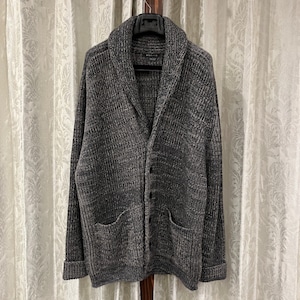 BEGG&CO CASHMERE SHAWL CARDIGAN 《M》