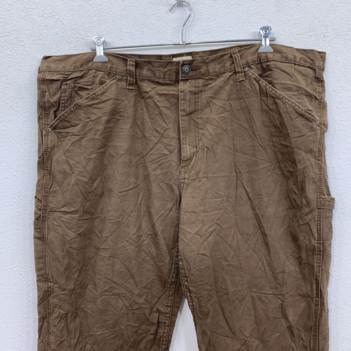 SCHMIDT ワーク・ペインターパンツ W46 シュミット ブラウン ビッグ