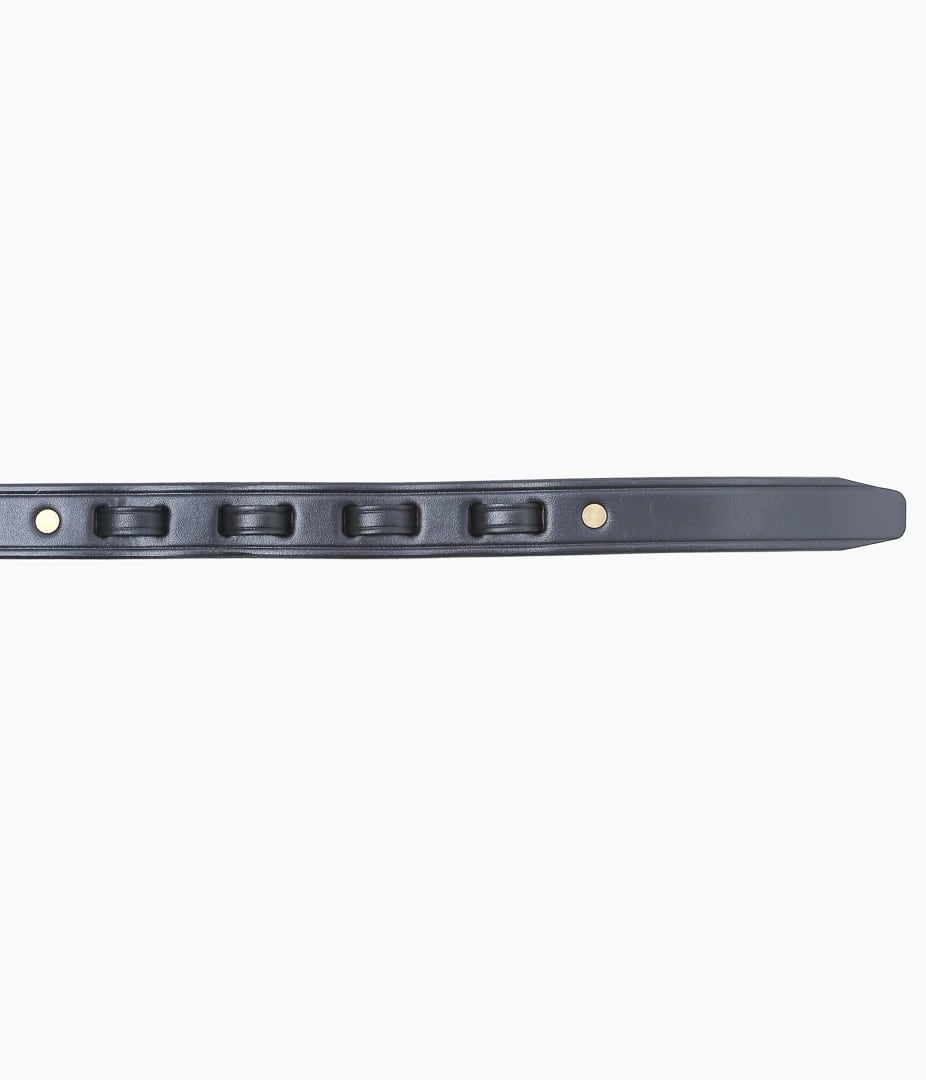 TORY LEATHER (トリーレザー) MINI HOOF PICK BELT'' (BLACK/BRASS