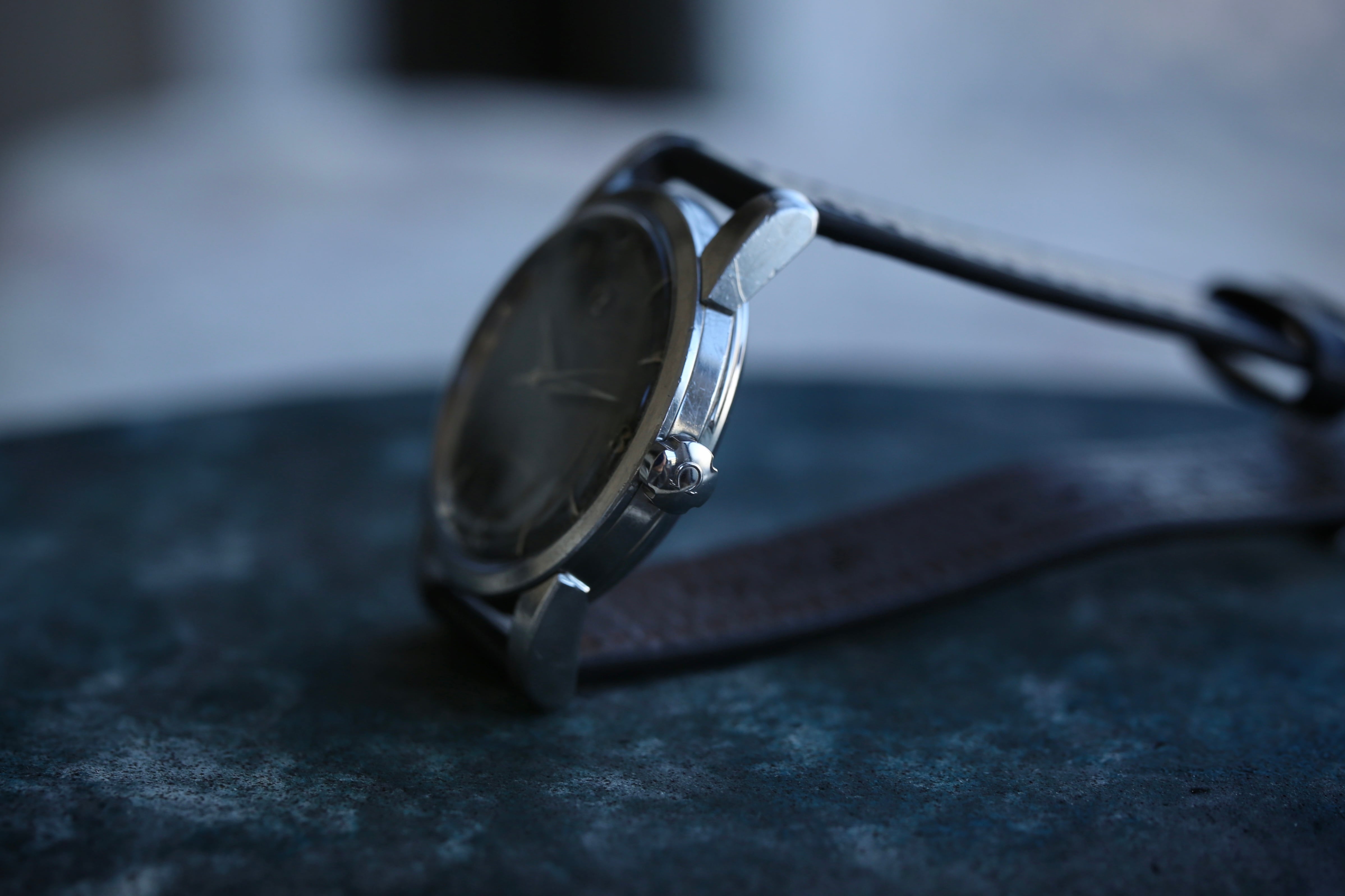 OMEGA】 1955年製 オメガ シーマスター 3rd ブラックミラーダイヤル