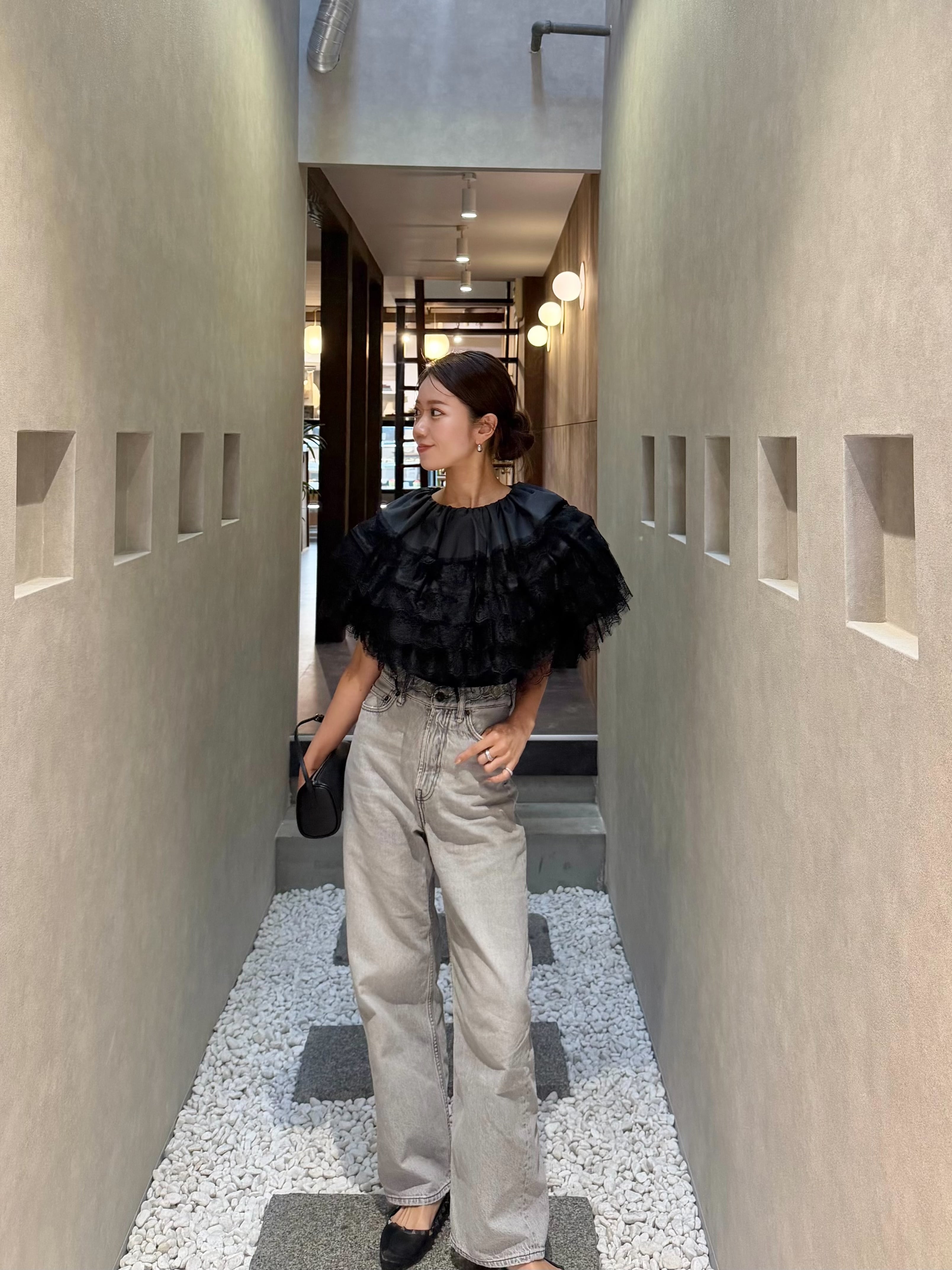 swan blouse / white | HYEON