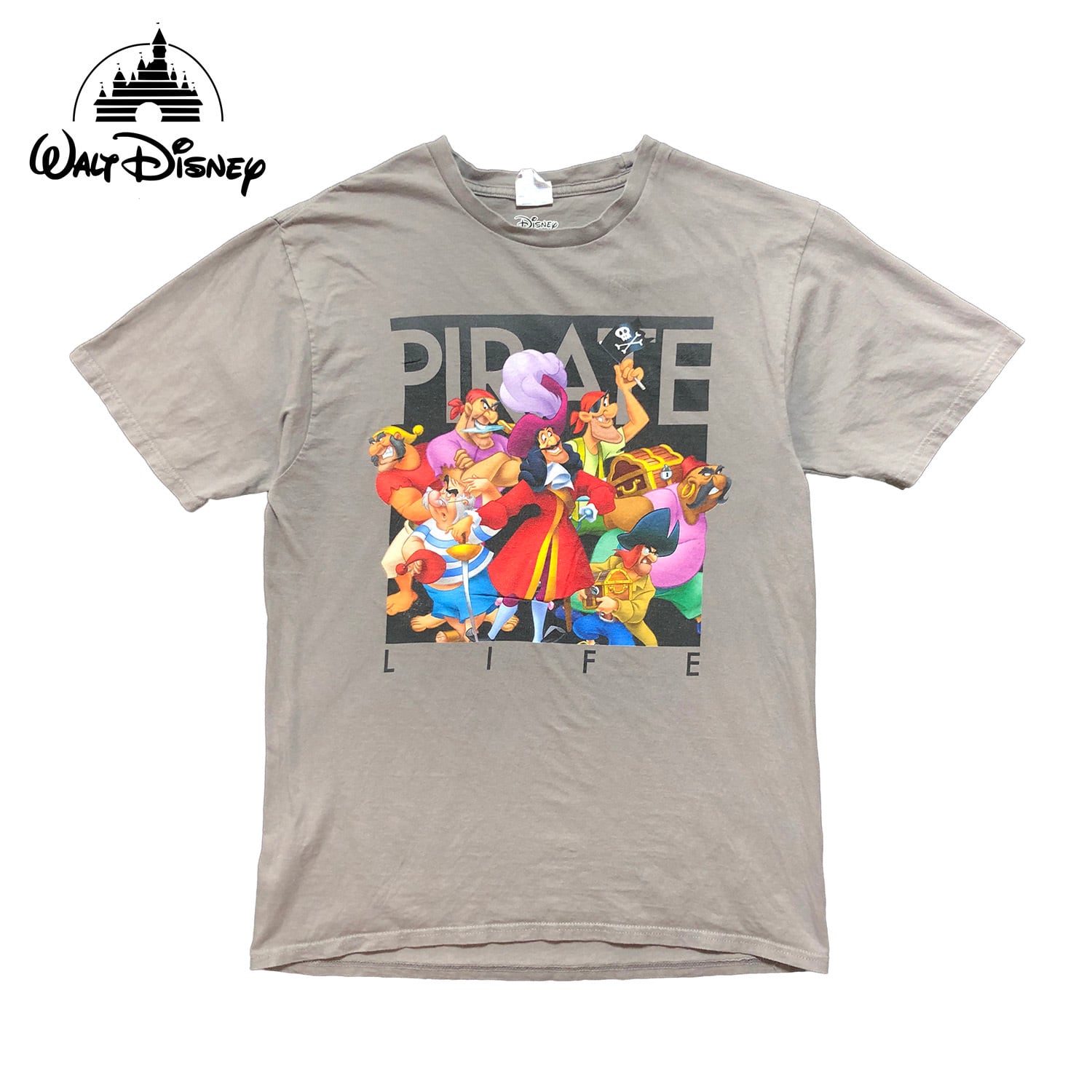 USA 古着 半袖 Tシャツ ディズニー ピーターパン フック船長 スミー  