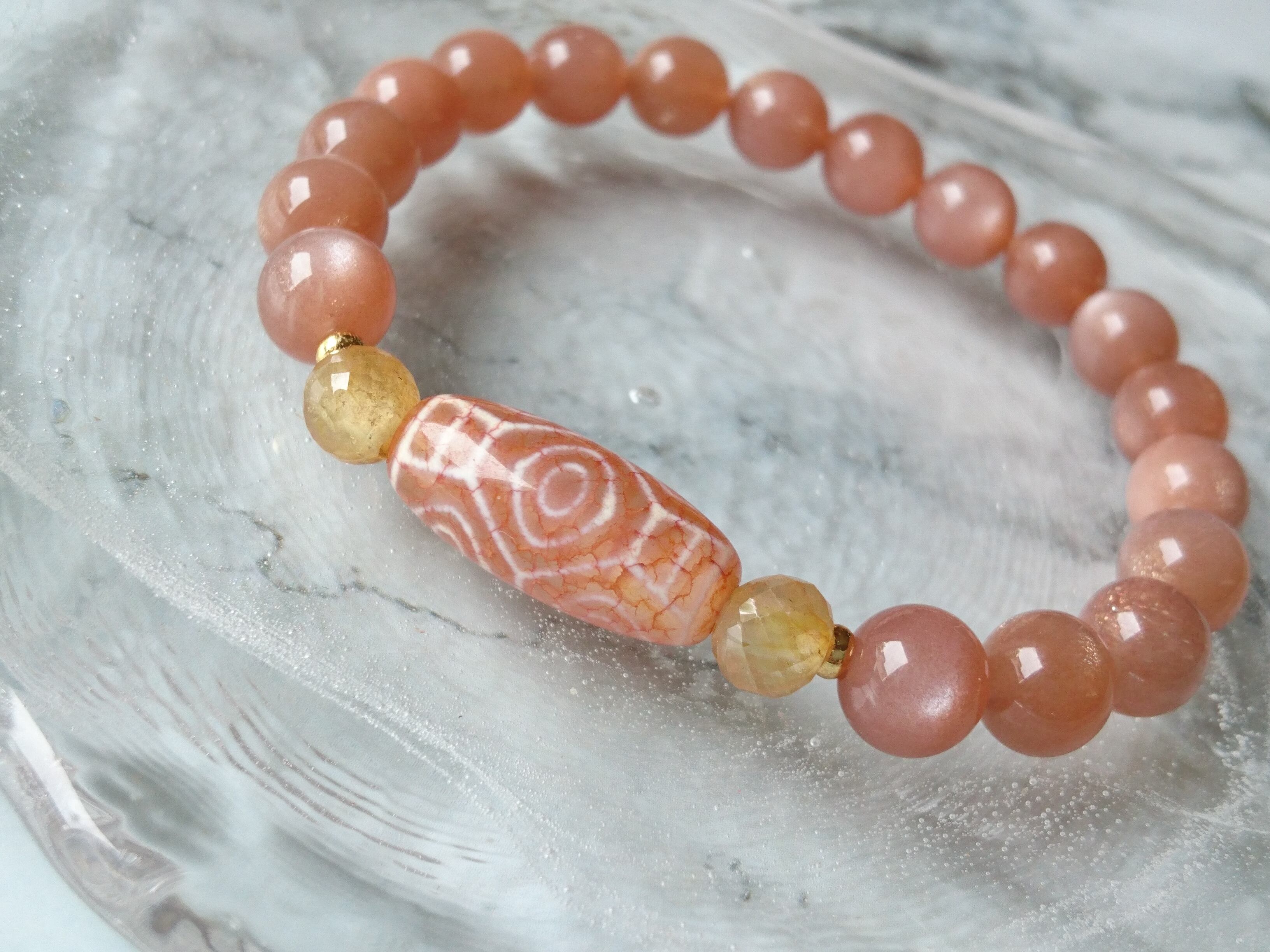 めちゃくちゃ綺麗！黄龍神五爪天珠！ミックスルチル！ズドドーンとくる！ めちゃくちゃ綺麗！黄龍眼天珠！ミックスルチル！ズドドーンとくる