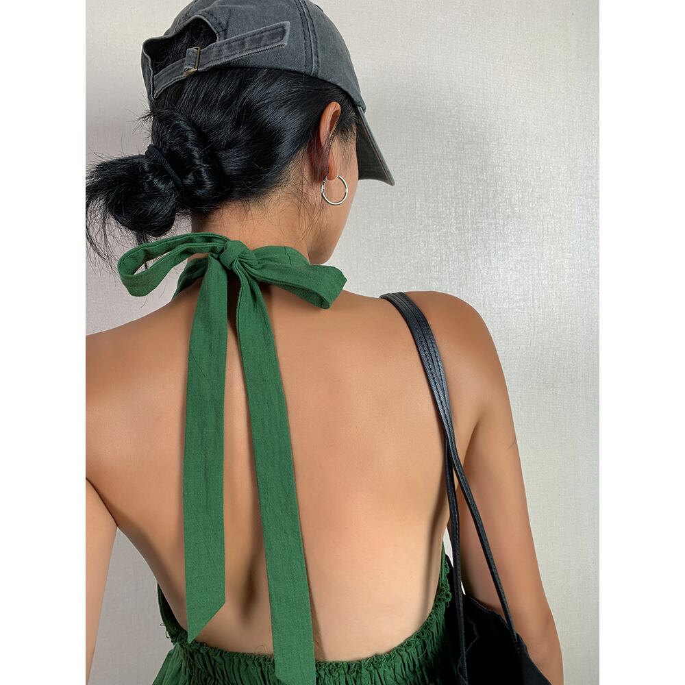 【美品⭐️】ANINE BING Sylvia Top ホルターネックトップ Anine Bing Sylvia Top - Brown | Garmentory