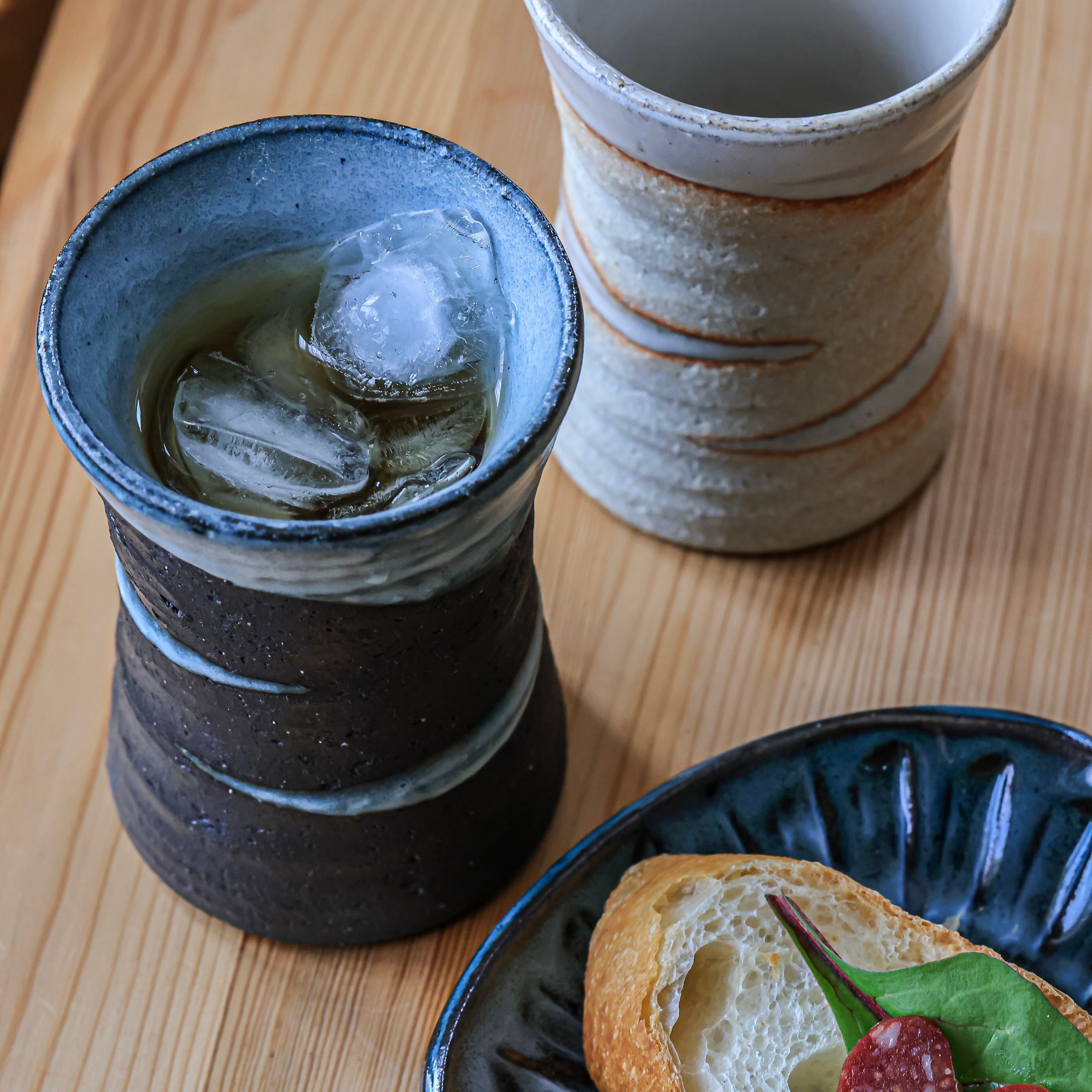 ロング焼酎カップ「黒彩」