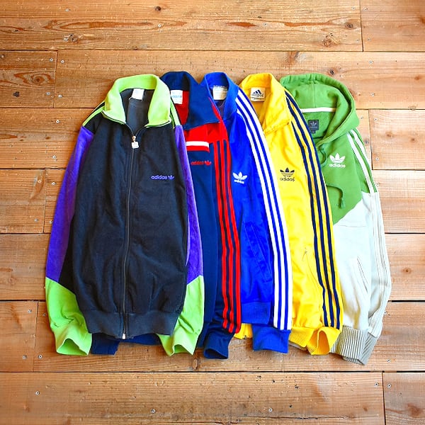 1点物◇ユーロビンテージ80sアディダスadidasベロアジャージ古着メンズ 
