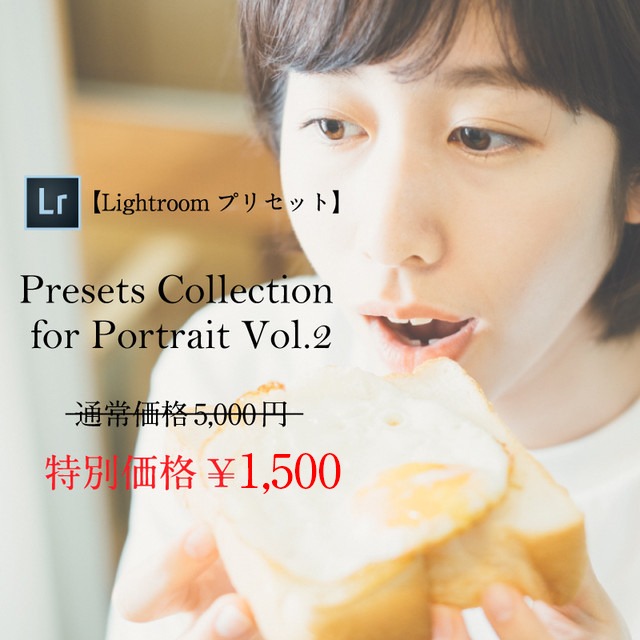Presets Collection for Portrait Vol.2 Lightroom Classic CC用プリセット