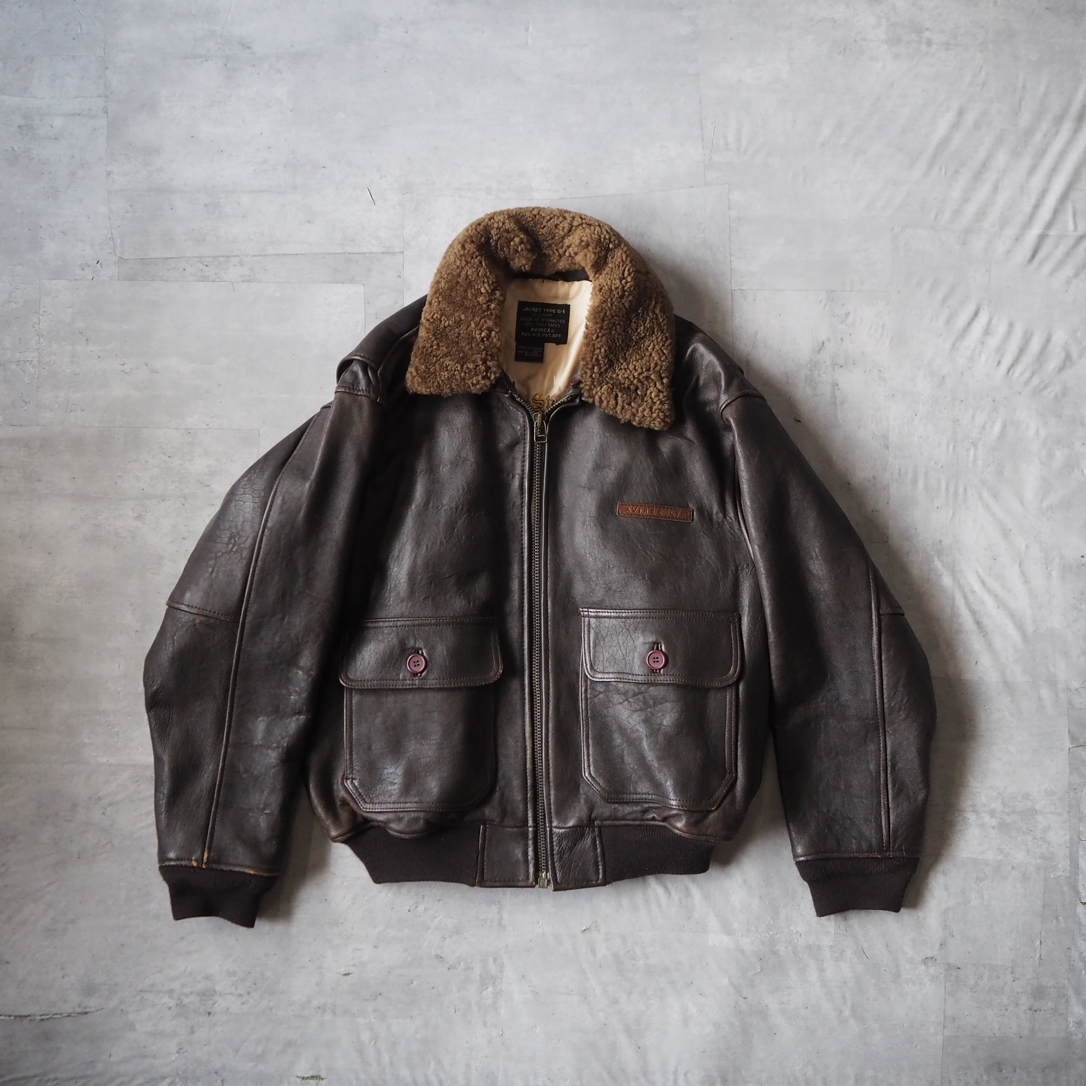 90s “AVIREX” G-1 leather jacket 90年代 アビレックス アヴィレックス