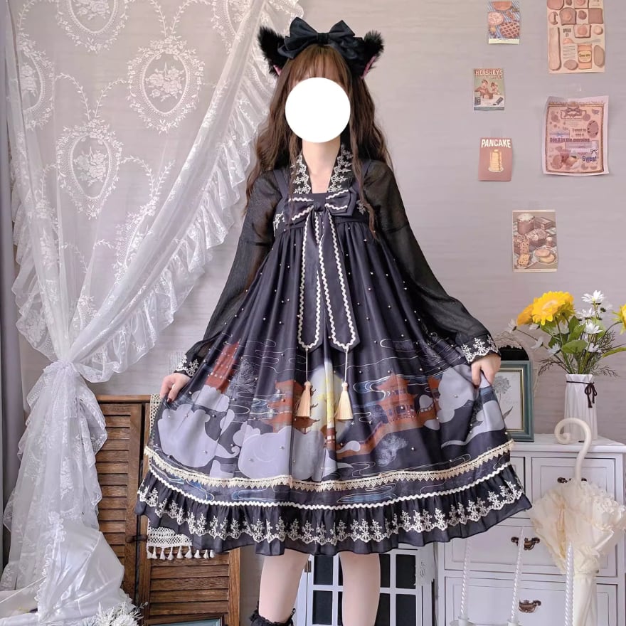 [専用ページ]値下げ不可❌うさぎ中華ロリータjsk➕ブラウスセット うさぎ中華ロリータjsk➕ブラウスセット（専用ページ]値下げ不可