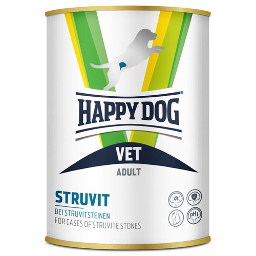 療法食　HAPPY DOG VET ストルバイト (尿石ケア) ウェット缶 - 400g
