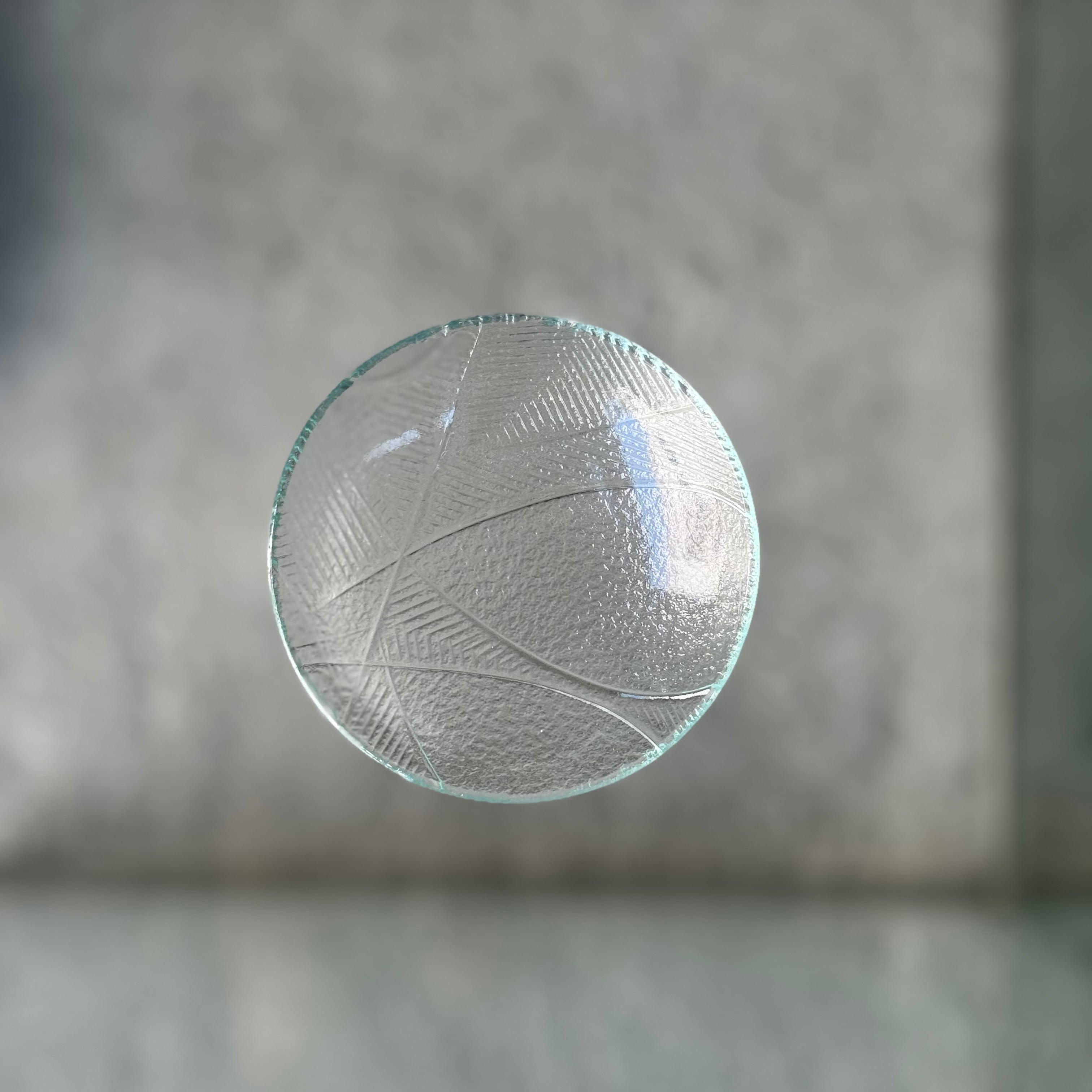 ガラス皿　エメラルド【剥がれあり】 庄内craft|日本製｜ガラス食器ブランド ADERIA｜アデリア｜ガラス食器