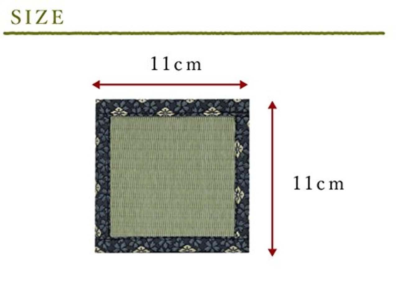 アルタ コースター 畳と暮らすコースター AR0626124 ライトイエローB