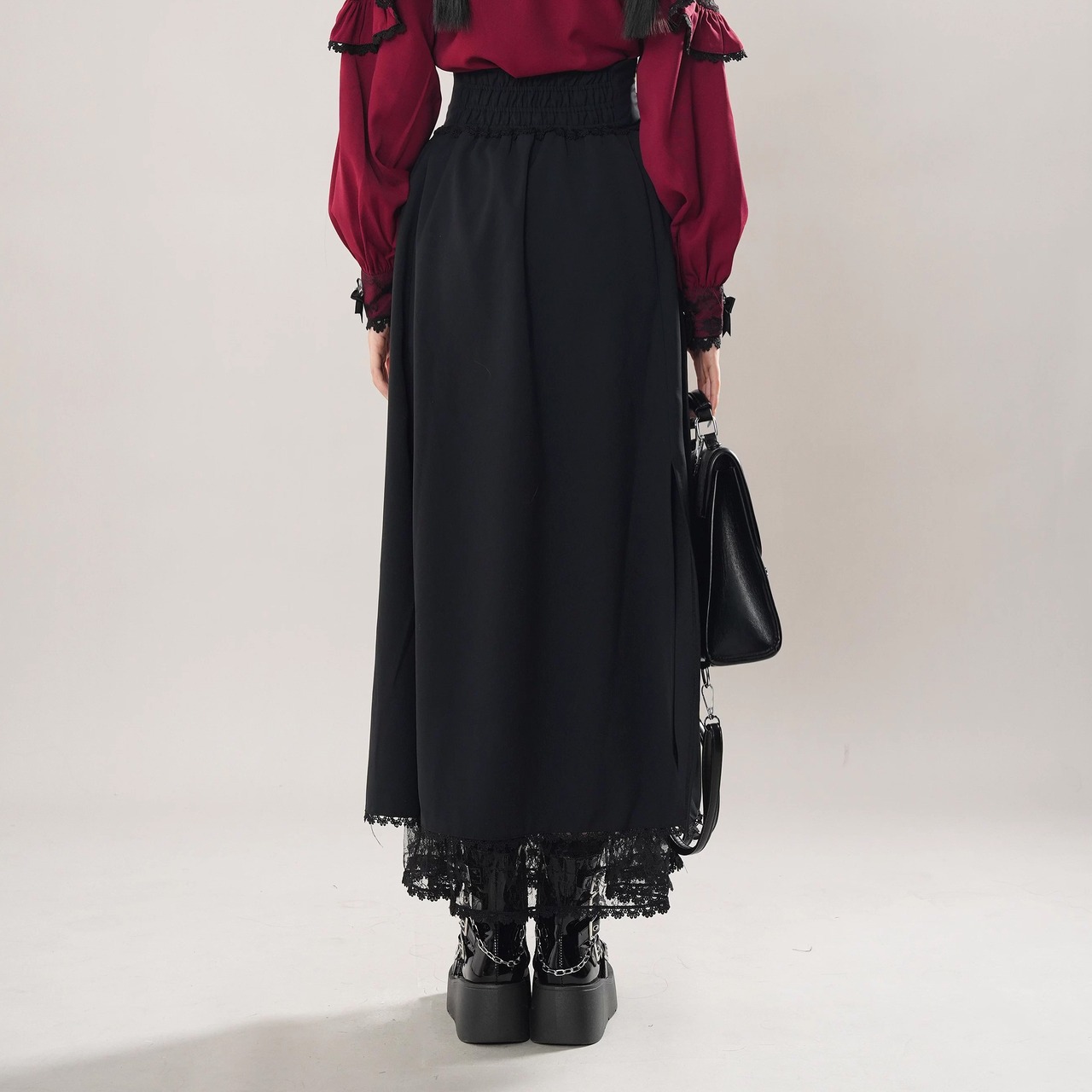 スペルバウンド・エレガンス　サイドレースアップスカート　M25075