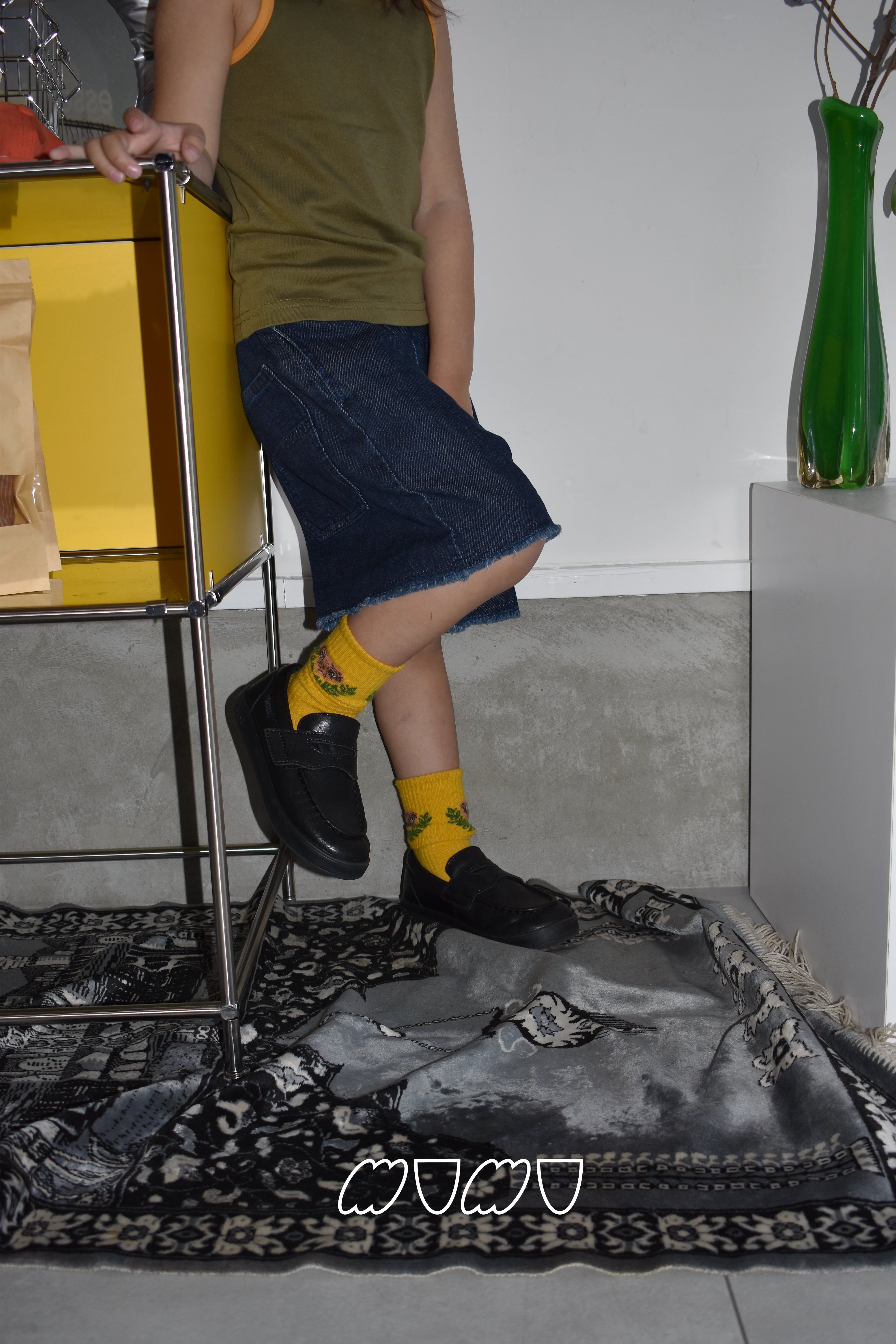 【&pal】denim short pants /2color