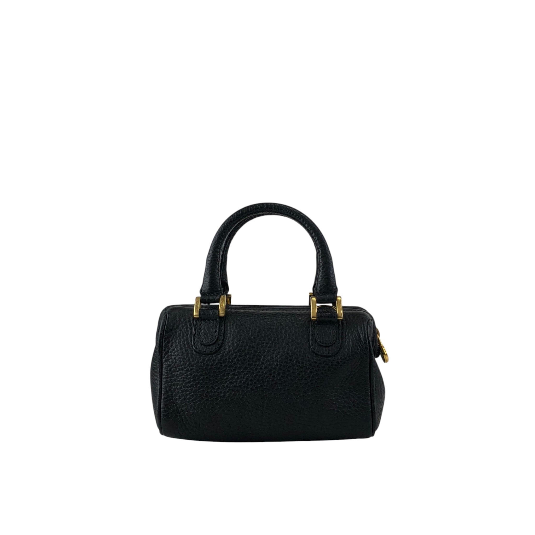 FENDI フェンディ ショルダーバッグ ブラック FFロゴ レザー 2WAY