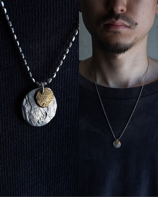 ORNAMENT & CRIME “Moon And Sun Silver Necklace"