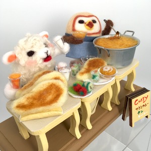 【水仙舎】羊のカレー屋　(のぼり旗付き）