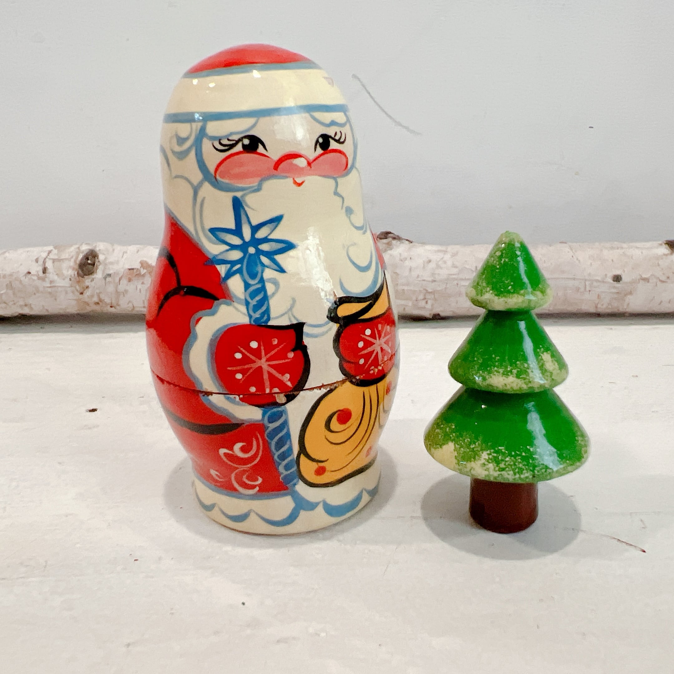 3＋1p マトリョーシカ「クリスマスツリー」11cm. MT310 | yarumaruka