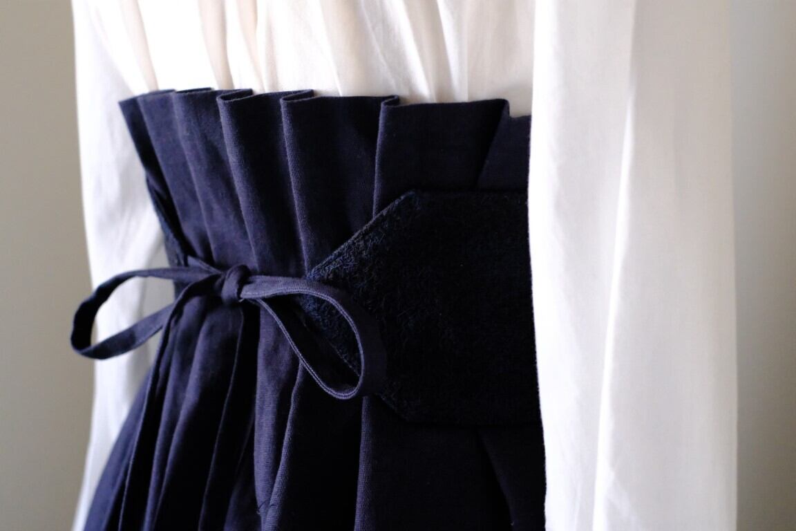 タックスカートとベルトのセット CL-098(ネイビー)