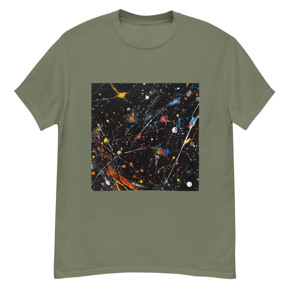 ジャクソン・ポロック【抽象的な宇宙】Tシャツ/jackson pollock