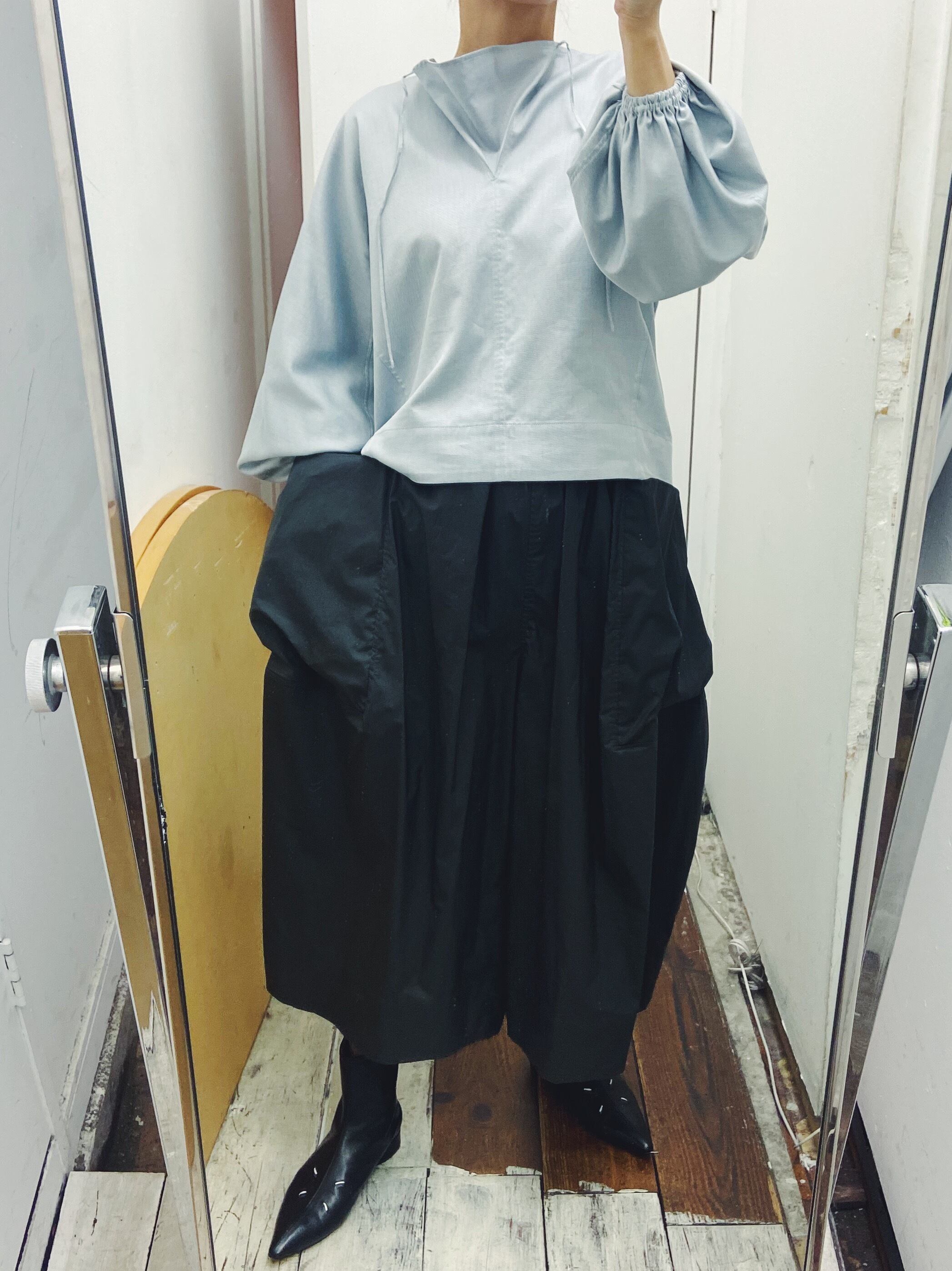 ビッグポケットキュロット チャコール