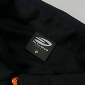 Paradiso GOLF パラディーゾ ゴルフ 半袖 ドライ ポロシャツ サイズ LL /ブラック×オレンジ/メンズ