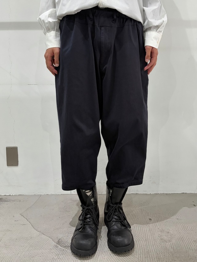 【yohji yamamoto POUR HOMME】cropped cotton pants