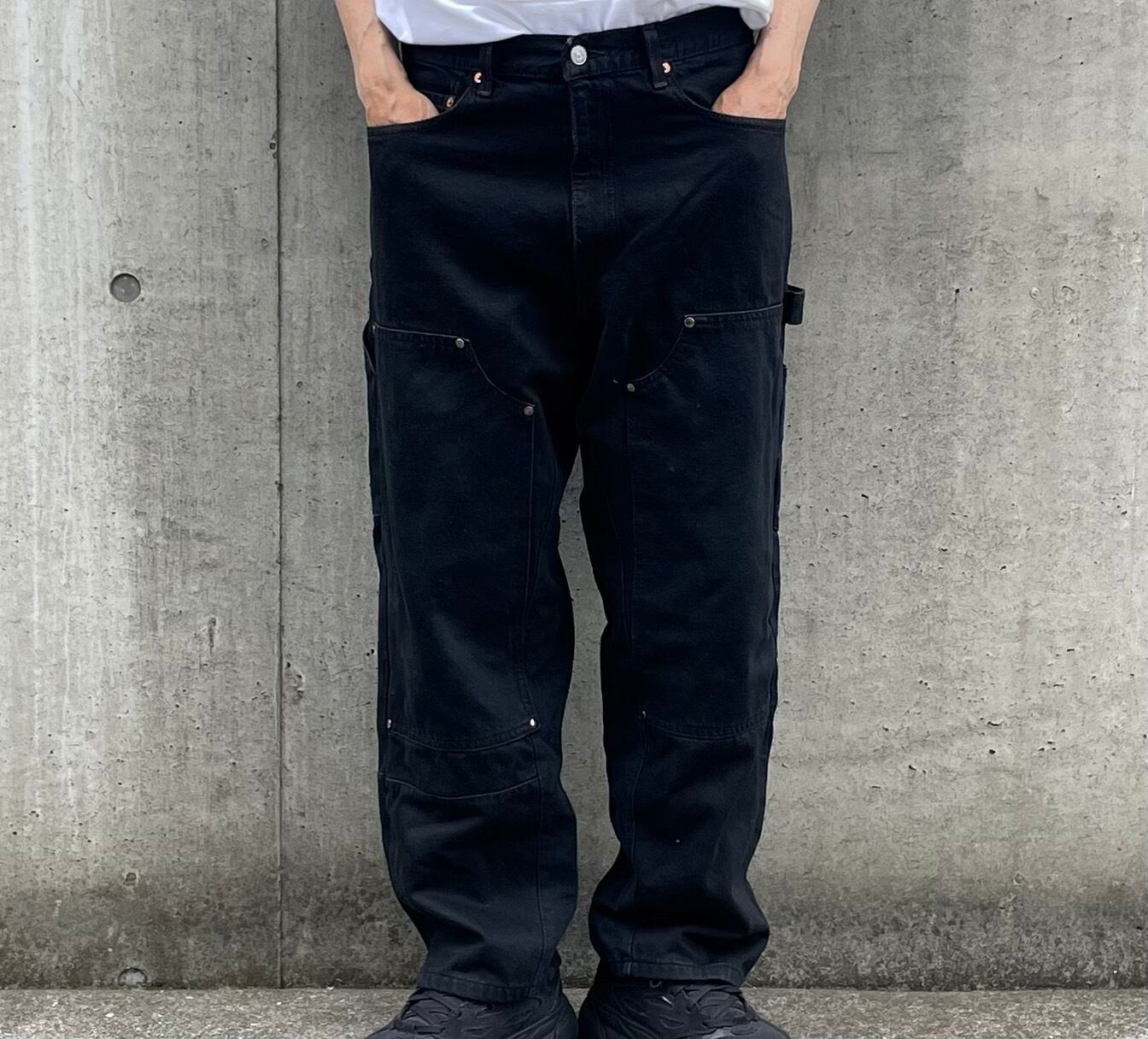 DOUBLE KNEE PAINTER PANTS | yoused