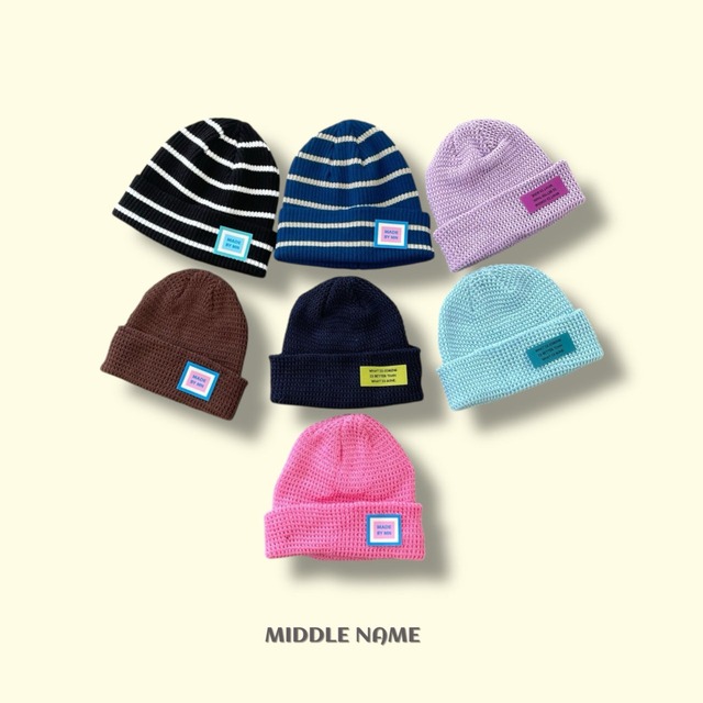 【取寄】middle name｜spring beanie｜スプリングビーニー｜FREE｜kids&jr｜26 spring