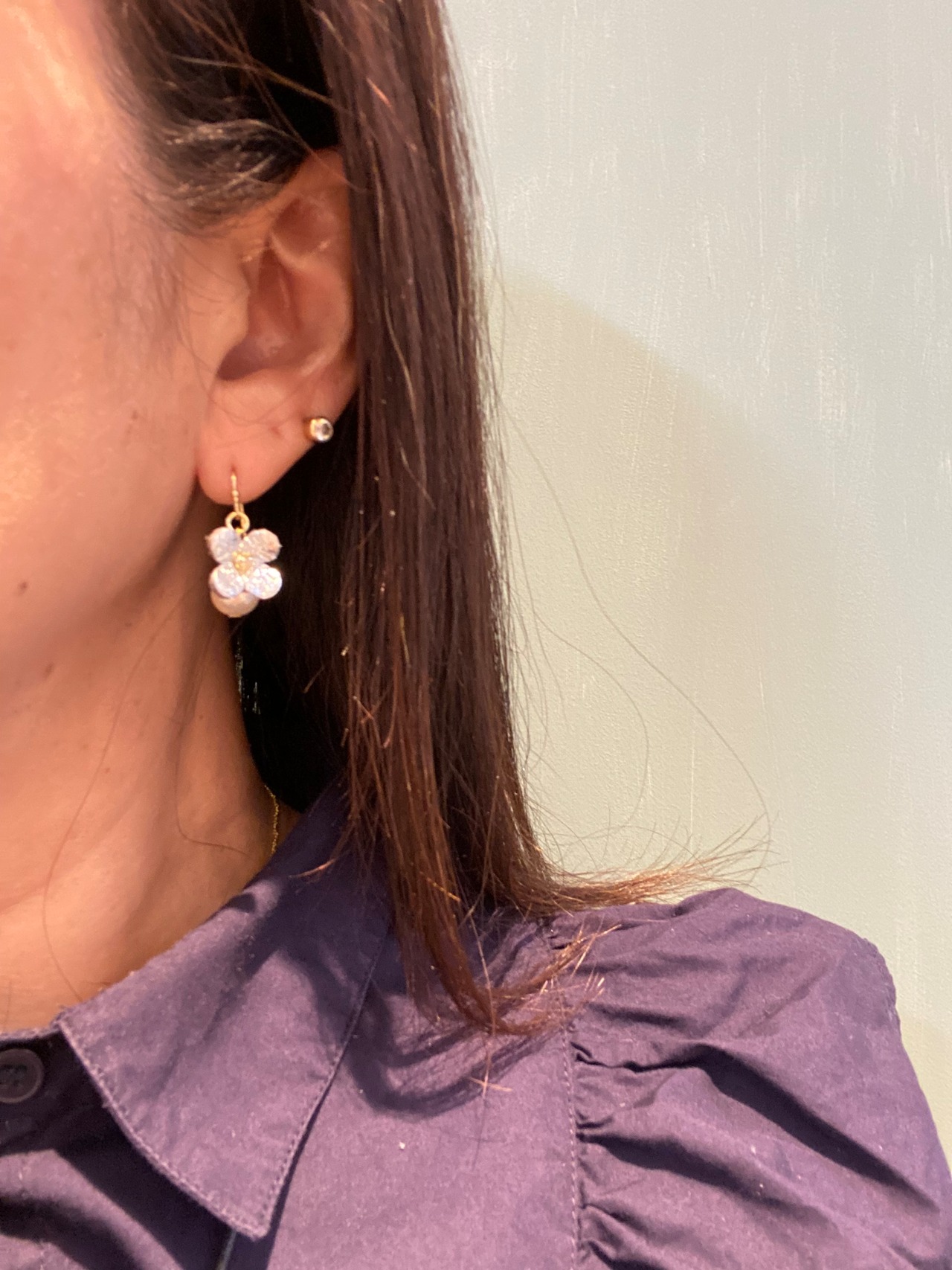 新色【チャーム】カランコエパールチャーム 2個入(花色ゴールド) - 4