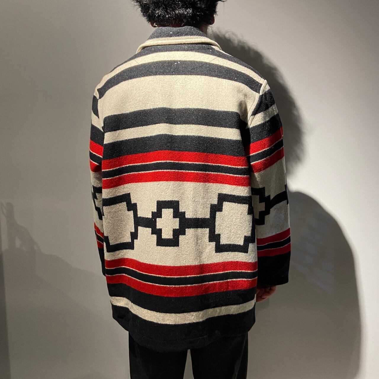 90年代 PENDLETON ペンドルトン ネイティブ柄 トグルボタン ウール ...