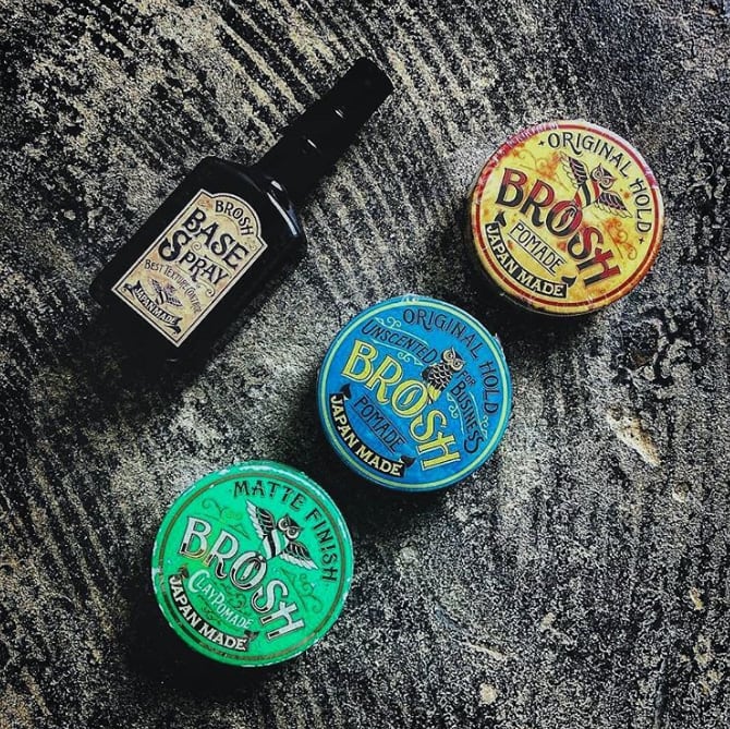 BROSH POMADE ブロッシュ ポマード 115g×コーム sjagm