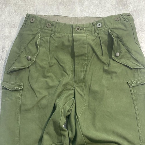 60-80s スウェーデン軍 実物 M-59 フィールドパンツ C50 w31 詳細写真3
