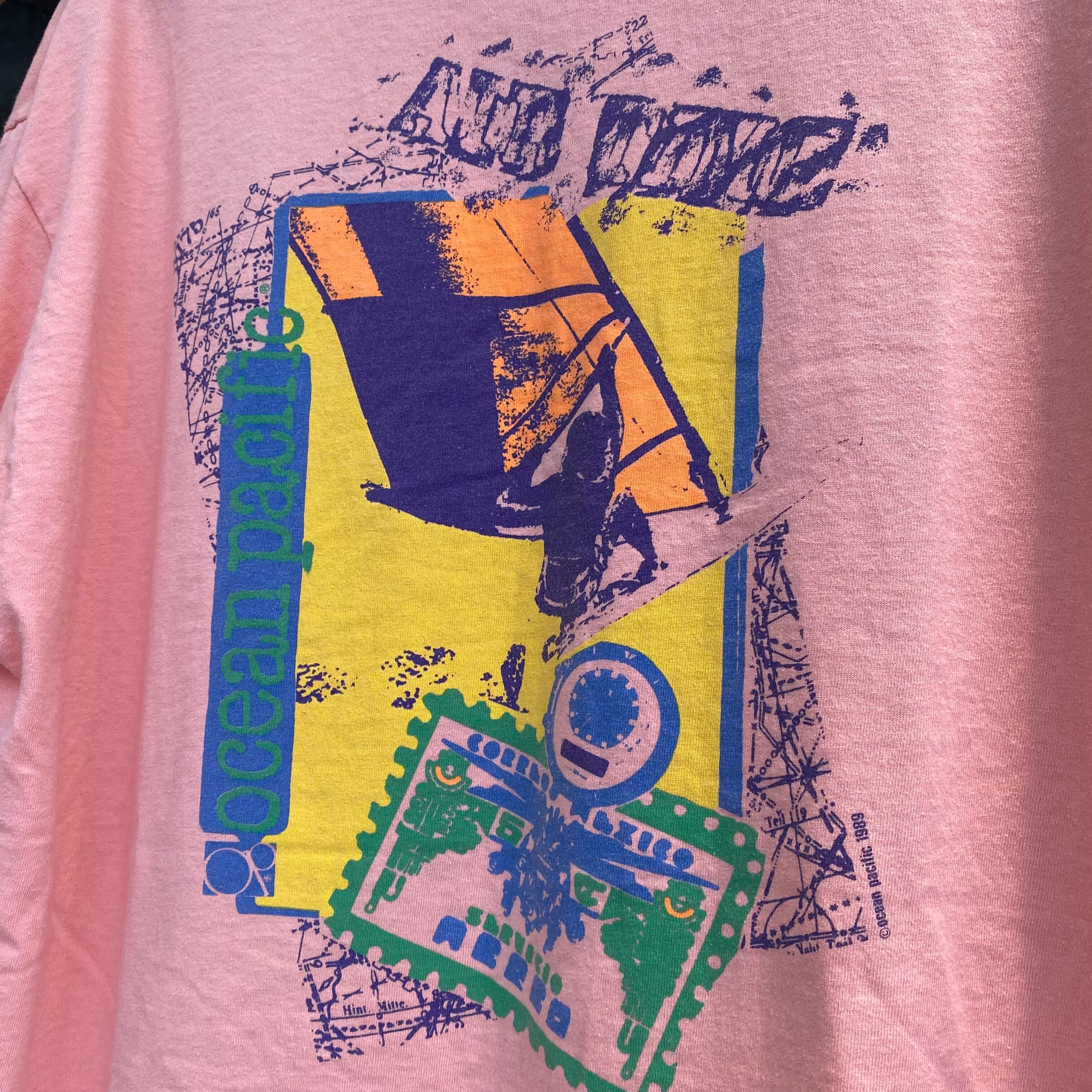 oceans pacific 70s S 古着 染み込みプリントT 【公式通販】