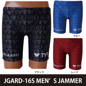 TYR×GUARD　メンズ水着　ジャマー ハーフパンツ　 ロゴ総柄 jgard-16s 競泳 ブランド トライアスロン レスキュー